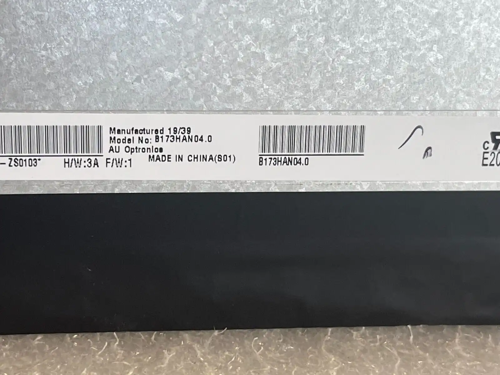 17.3&quot; AU Optronics LED LCD Screen B173HAN04.0  IPS Full HD 1080p 40-pin matte