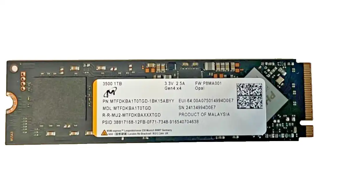 1TB SSD upgrade for order 08-13609-89386