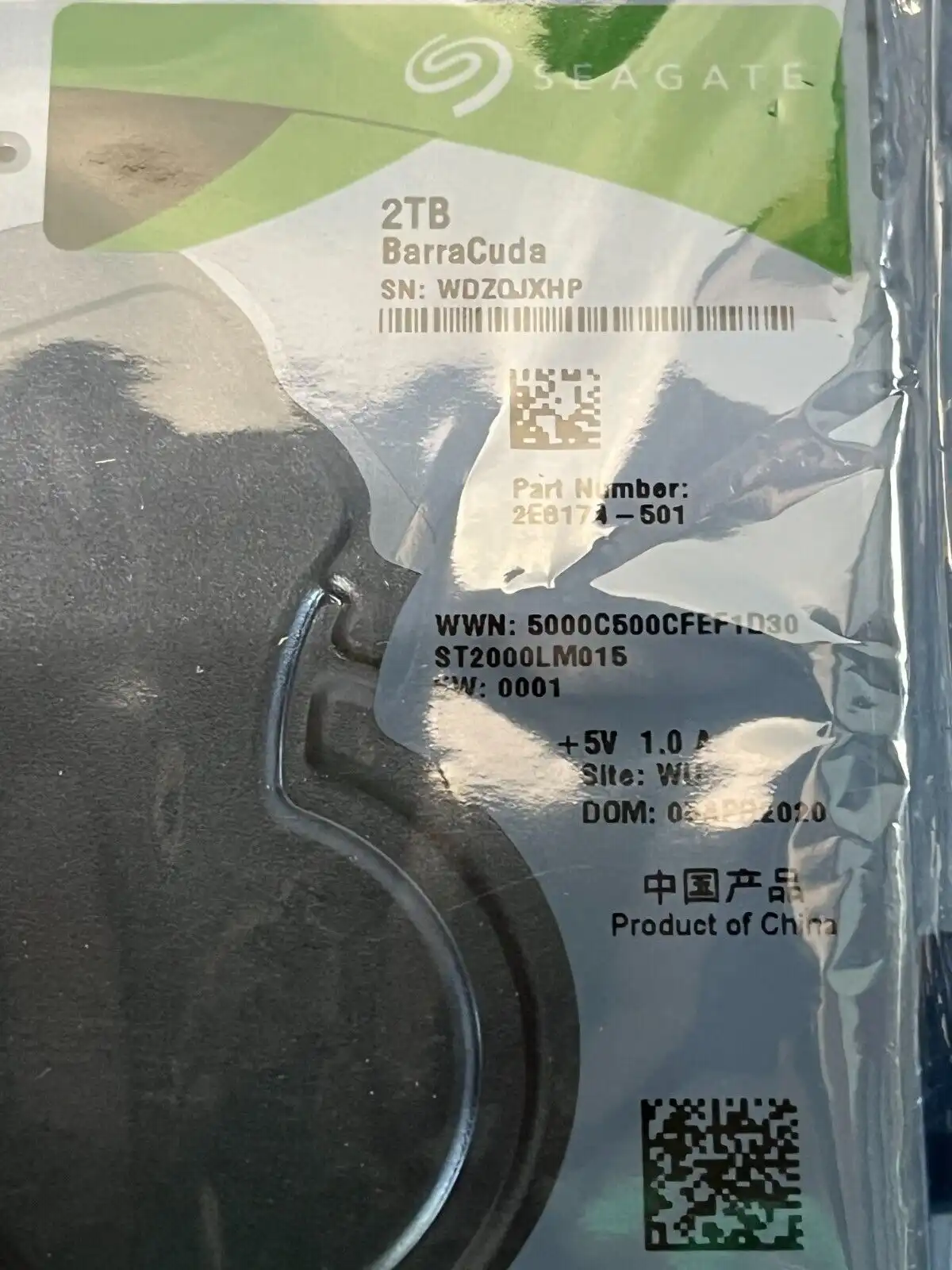 2TB Seagate ST2000LM015 2.5" SATA 6Gb/s 5400rpm 128Mb cache 7mm hard drive