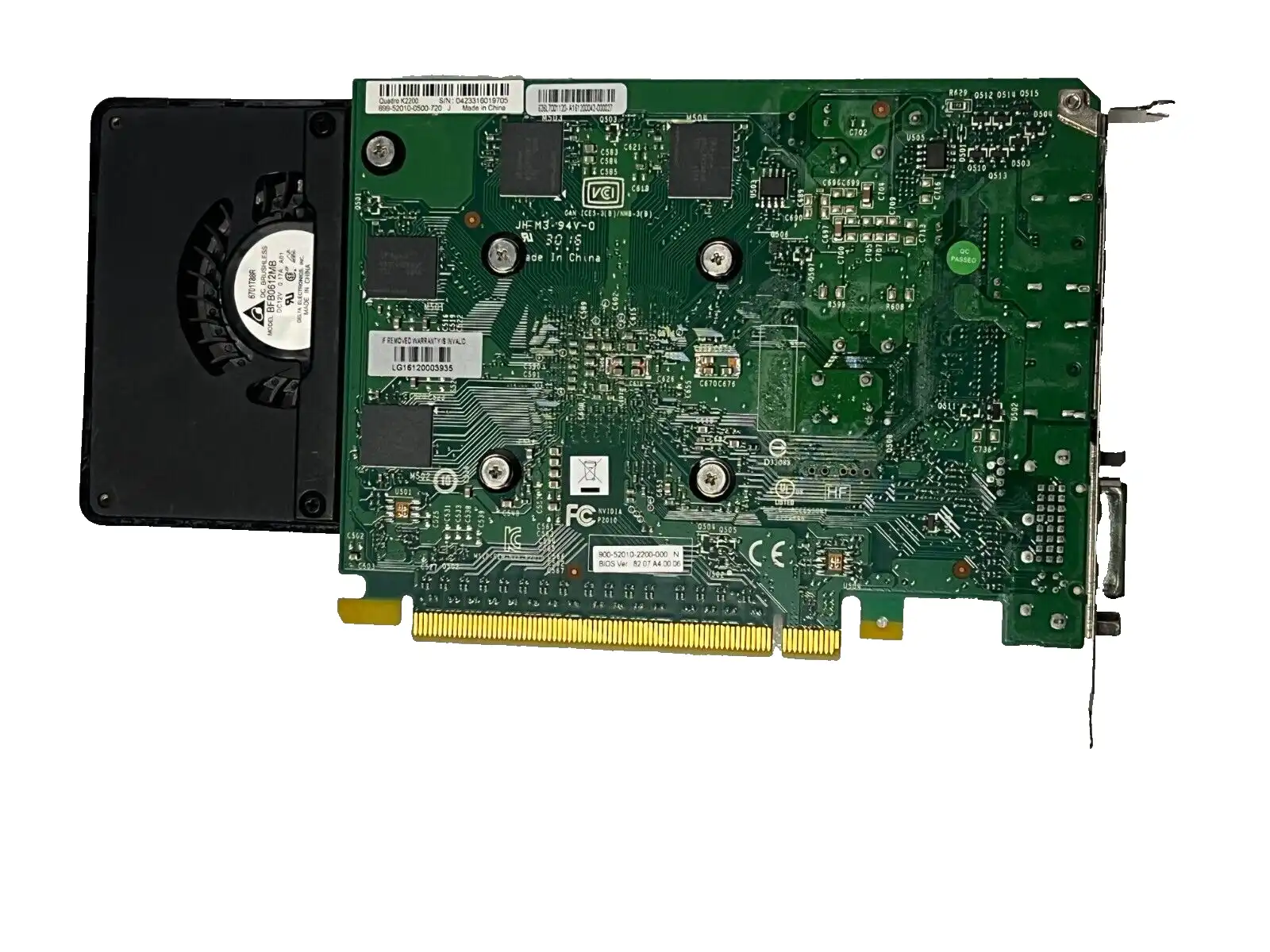4Gb nVidia Quadro K2200 GDDR5 PCI-E 2.0 x16 full height graphics card brand new