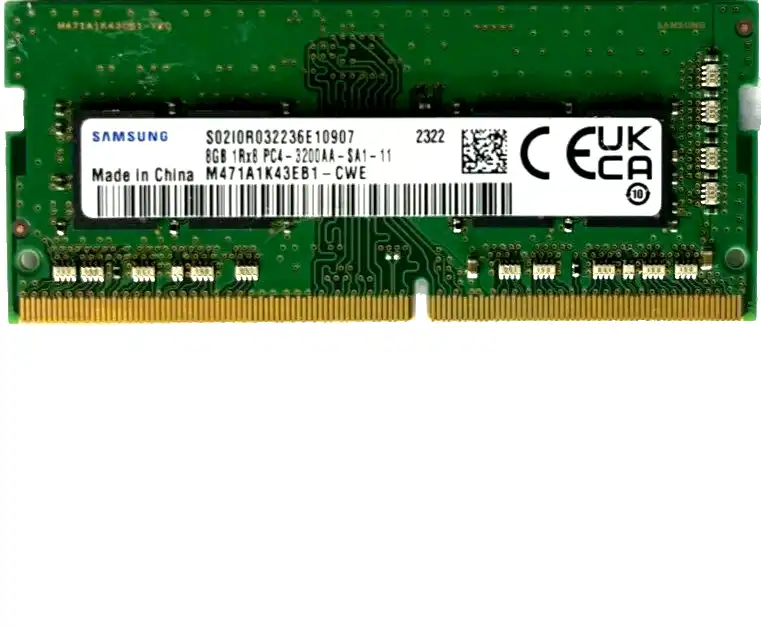 8GB DDR4 SODIMM  PC4-3200 Samsung Laptop Memory