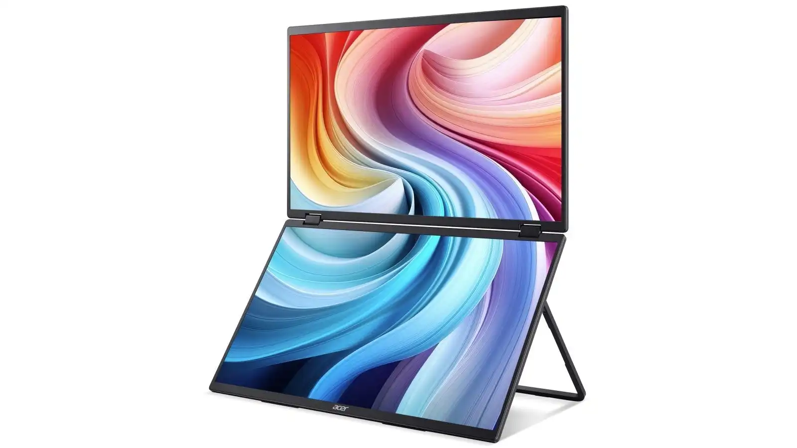 Acer 18.5-inch PD193Q Ebmiuux Dual Display IPS 4ms 100Hz FHD Portable Monitor
