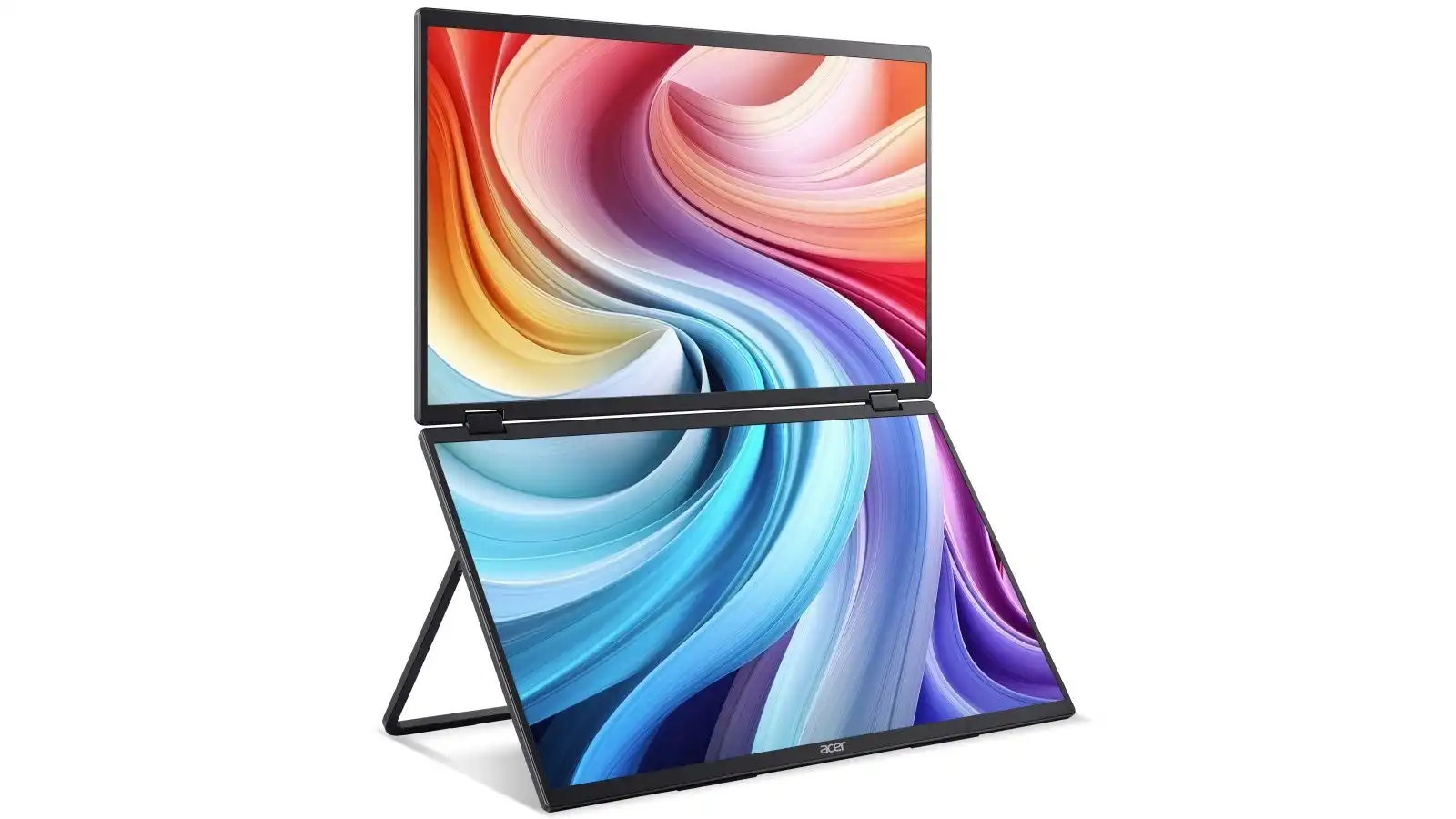 Acer 18.5-inch PD193Q Ebmiuux Dual Display IPS 4ms 100Hz FHD Portable Monitor