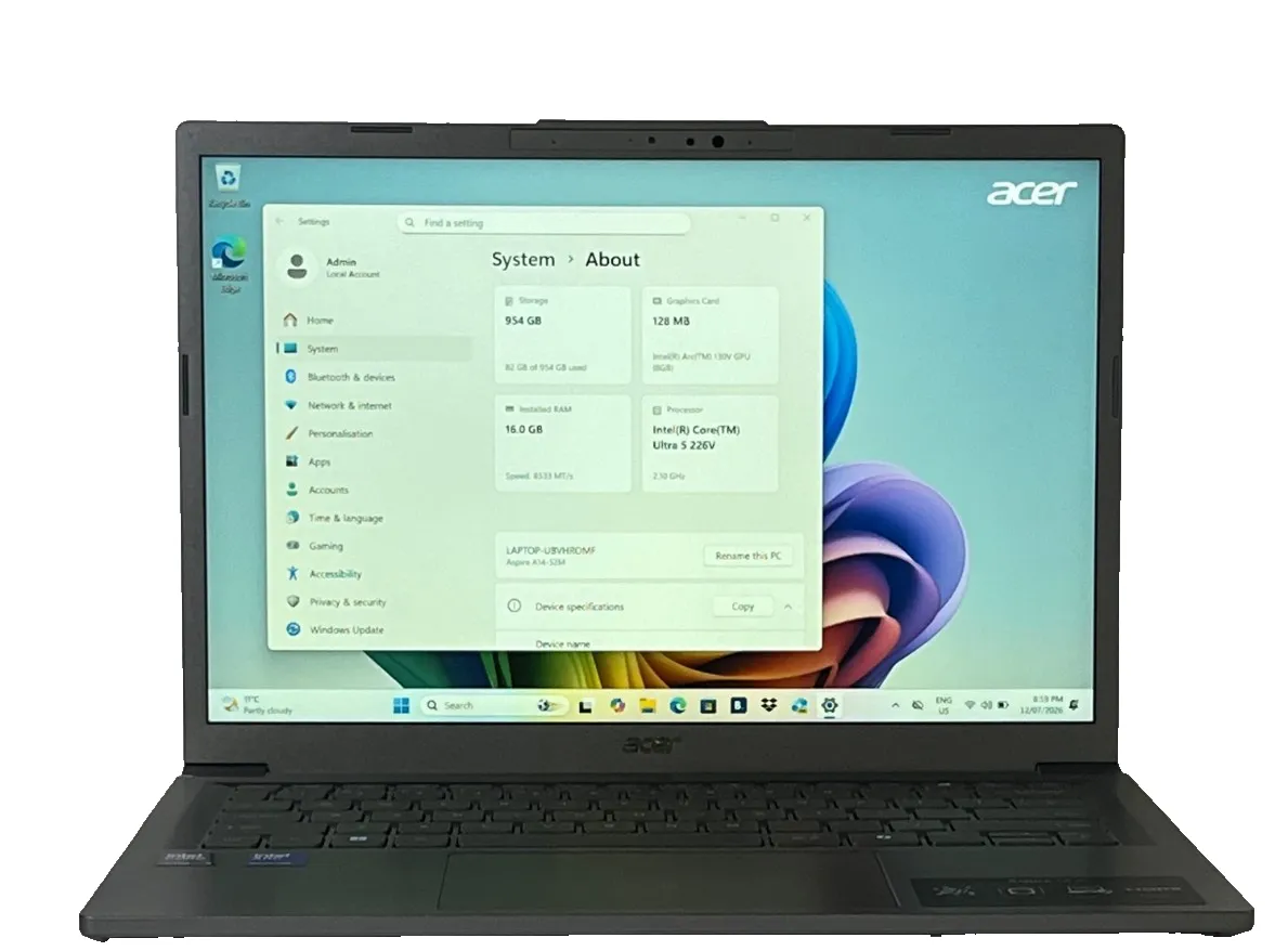 Acer Aspire 14 AI A14-52M Intel Core Ultra 5 226V 16Gb 1TB 14" IPS