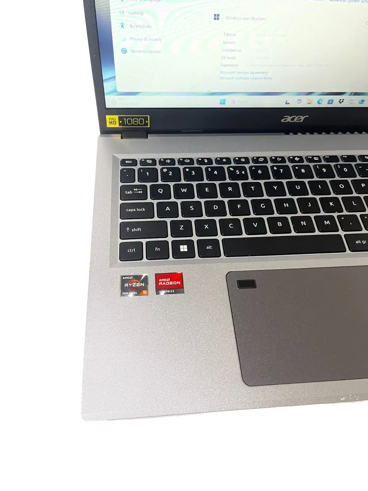 Acer Aspire 3 A315-24P AMD Ryzen 5 7520U 8Gb RAM 512GB SSD 15.6" FHD Win11