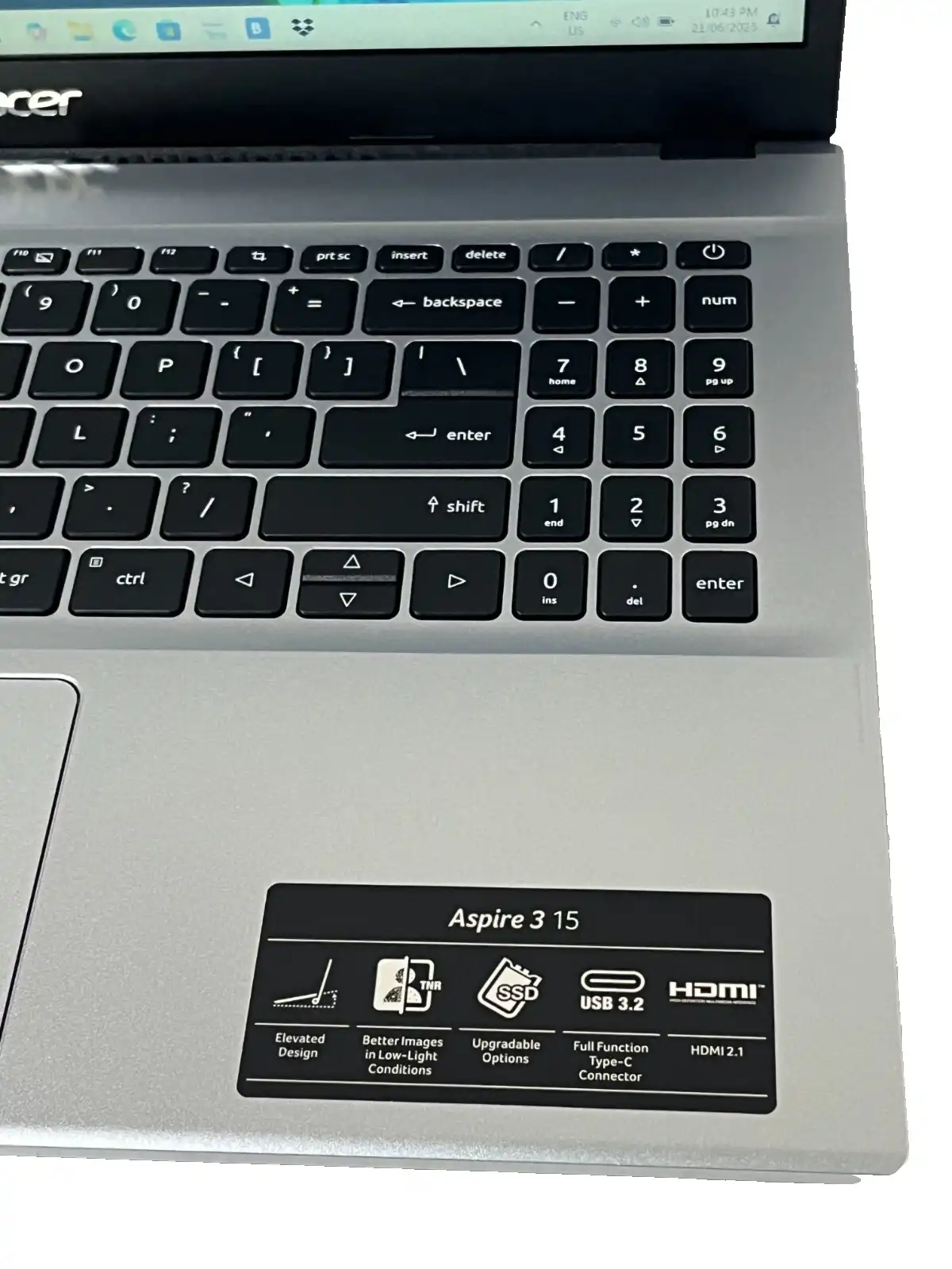 Acer Aspire 3 A315-44P AMD Ryzen 7 5700U 16Gb RAM 512GB SSD 15.6" FHD