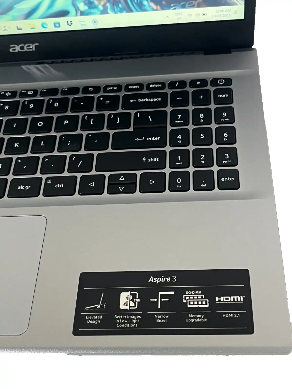 Acer Aspire 3 A315-59 Intel Core i5-1235U 16Gb RAM 512GB SSD 15.6" FHD Win11