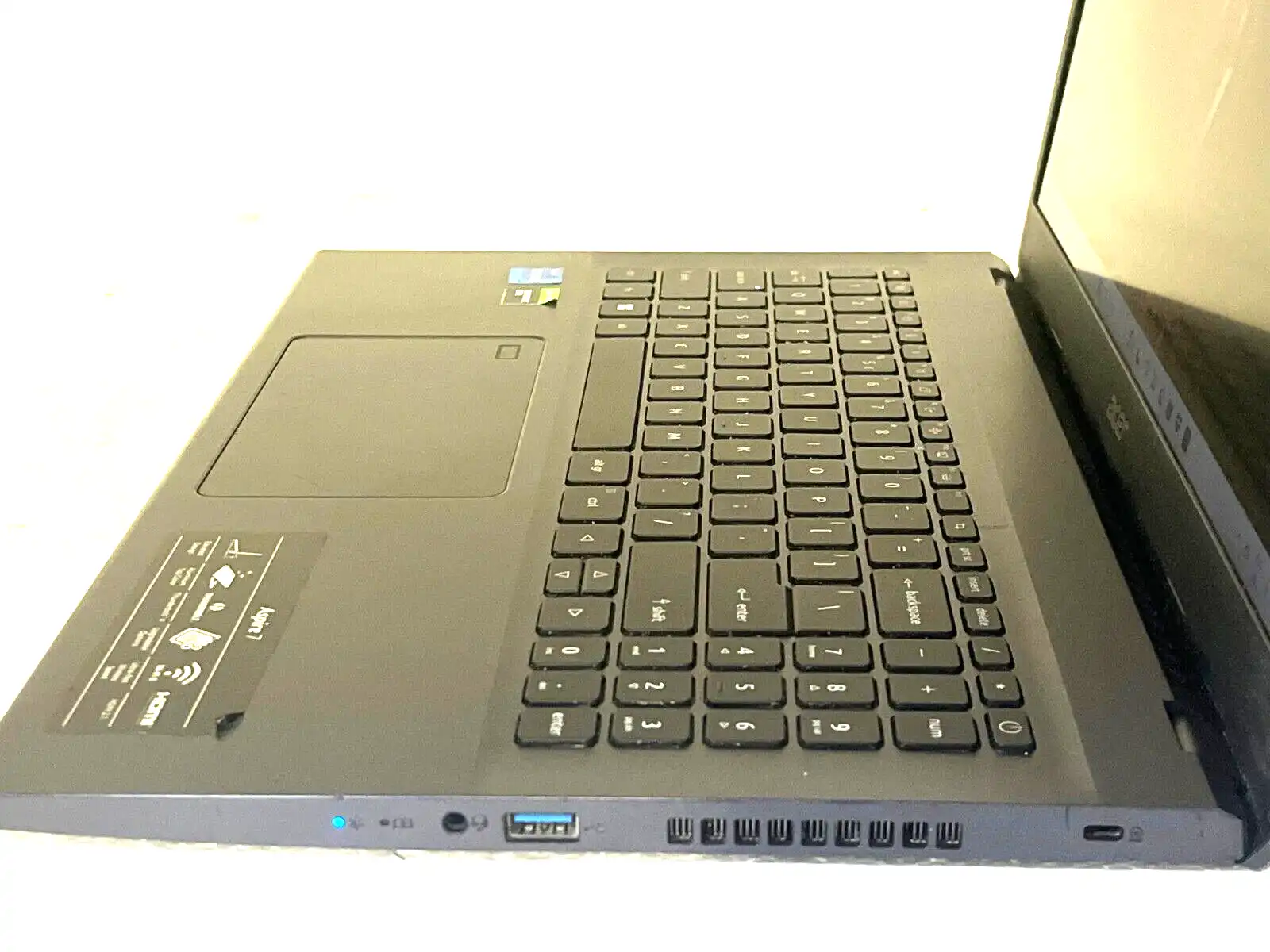 Acer Aspire 7 A715-76G Intel i5-12450 16Gb RAM 512GB SSD 4Gb GTX1650 15.6" FHD
