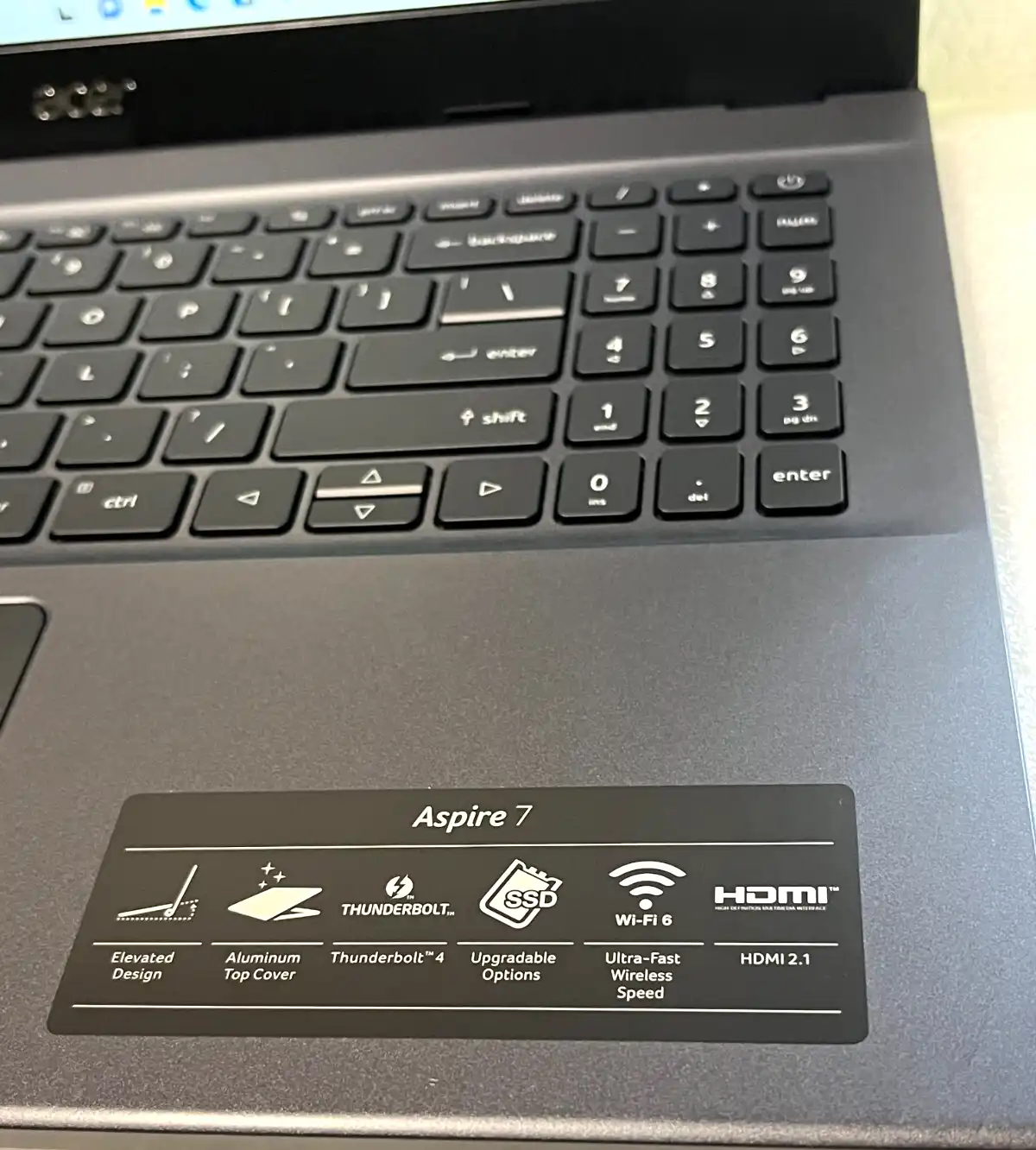 Acer Aspire 7 A715-76G Intel i5-12450 16Gb RAM 512GB SSD 4Gb RTX3050 15.6" 144Hz