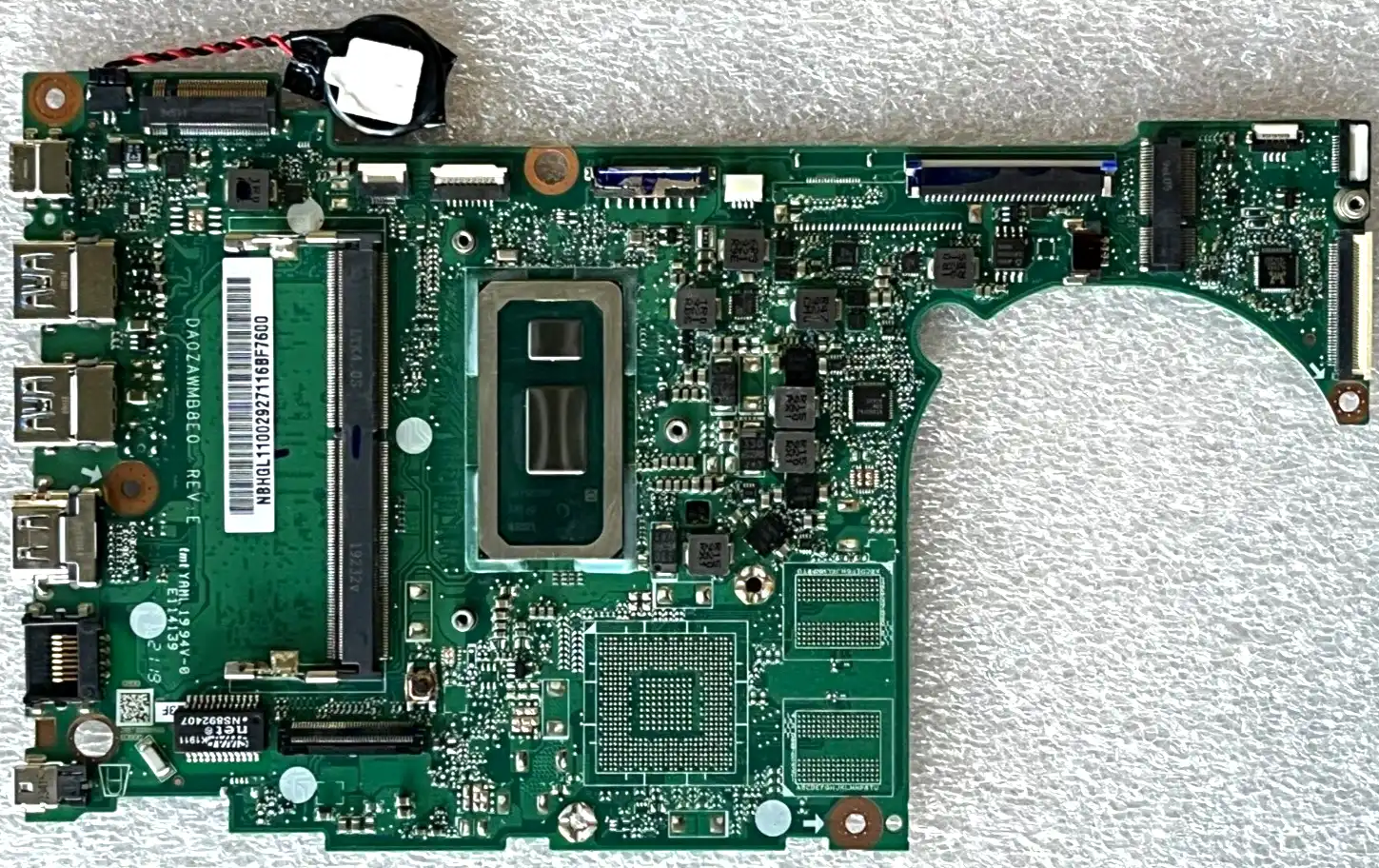 Acer Aspire A515-54 motherboard Intel i5-8265u CPU 4GB RAM NB.HGL11.002