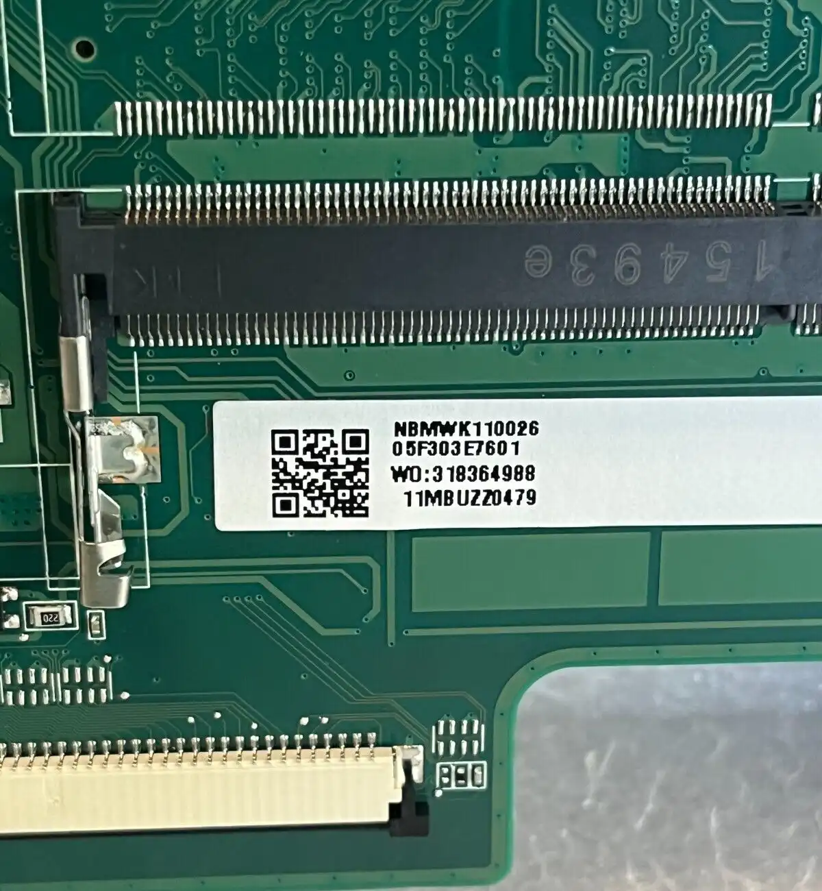 Acer Aspire E5-522 laptop motherboard with AMD A6-7310 CPU NB.MWK11.002