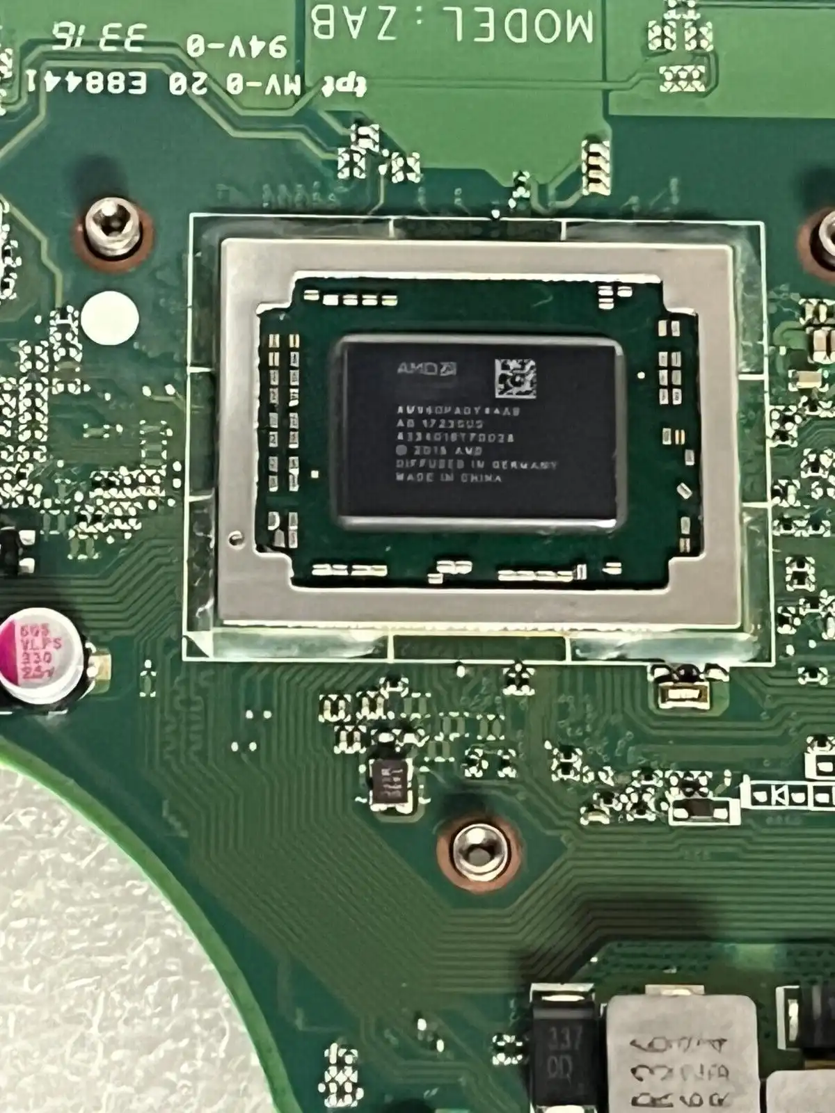 Acer Aspire E5-553G laptop motherboard AMD A10-9600P CPU 2GB R5 GPU NB.GEQ11.003
