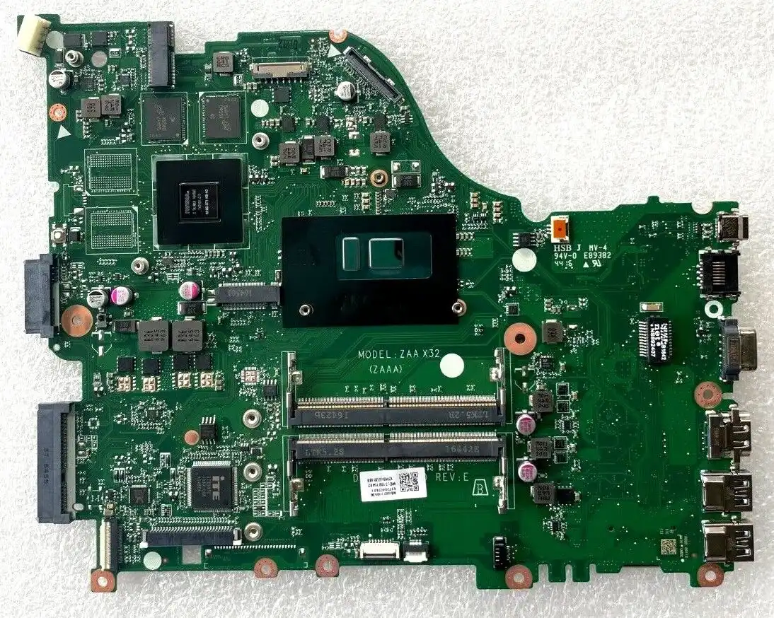 Acer Aspire E5-774G motherboard Intel i5-7200U CPU 2GB GF940M NB.GG711.005