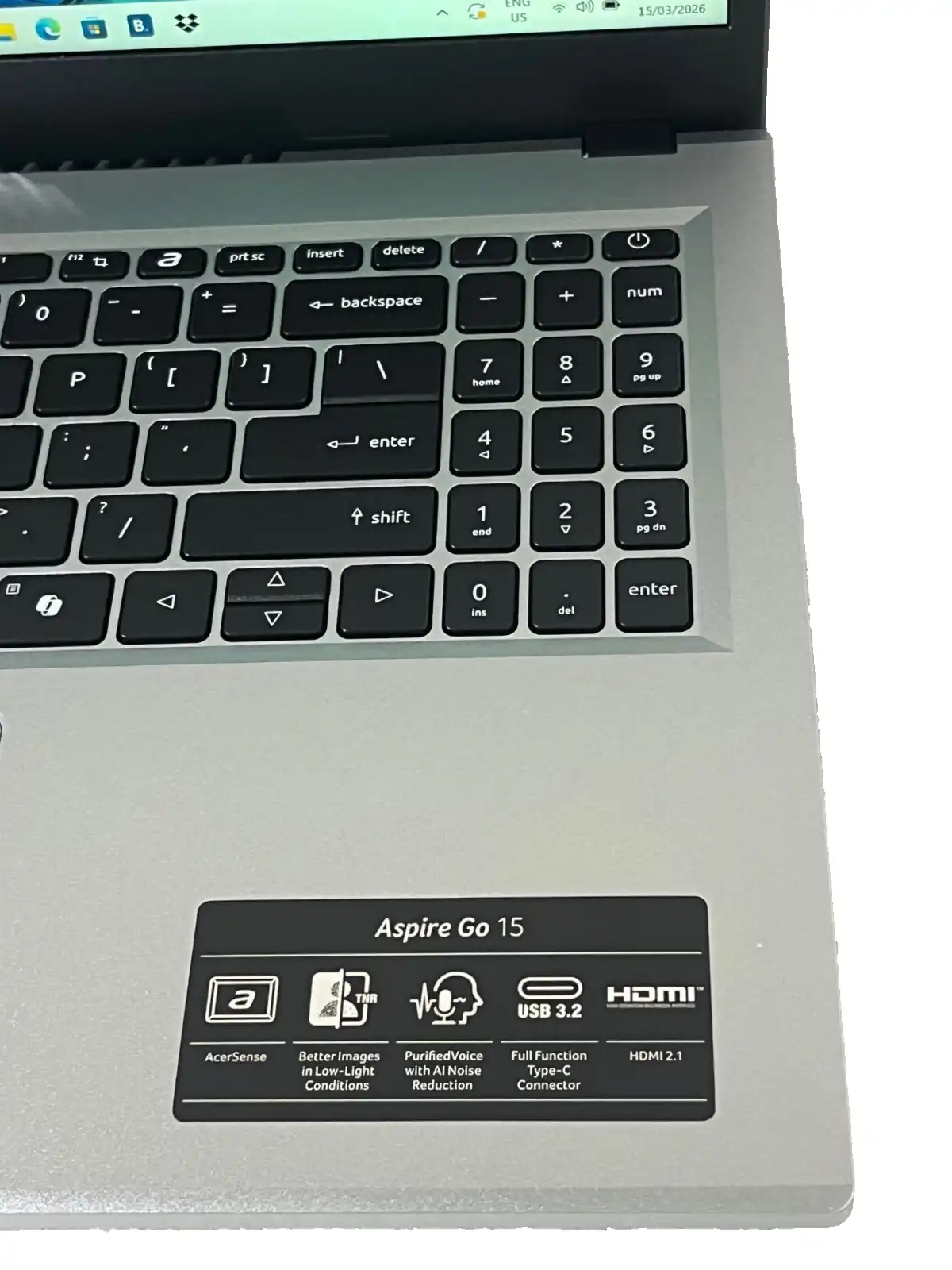 Acer Aspire Go 15 AG15-32P Intel Core i3-N355 16Gb RAM 512GB SSD 15.6" FHD Win11