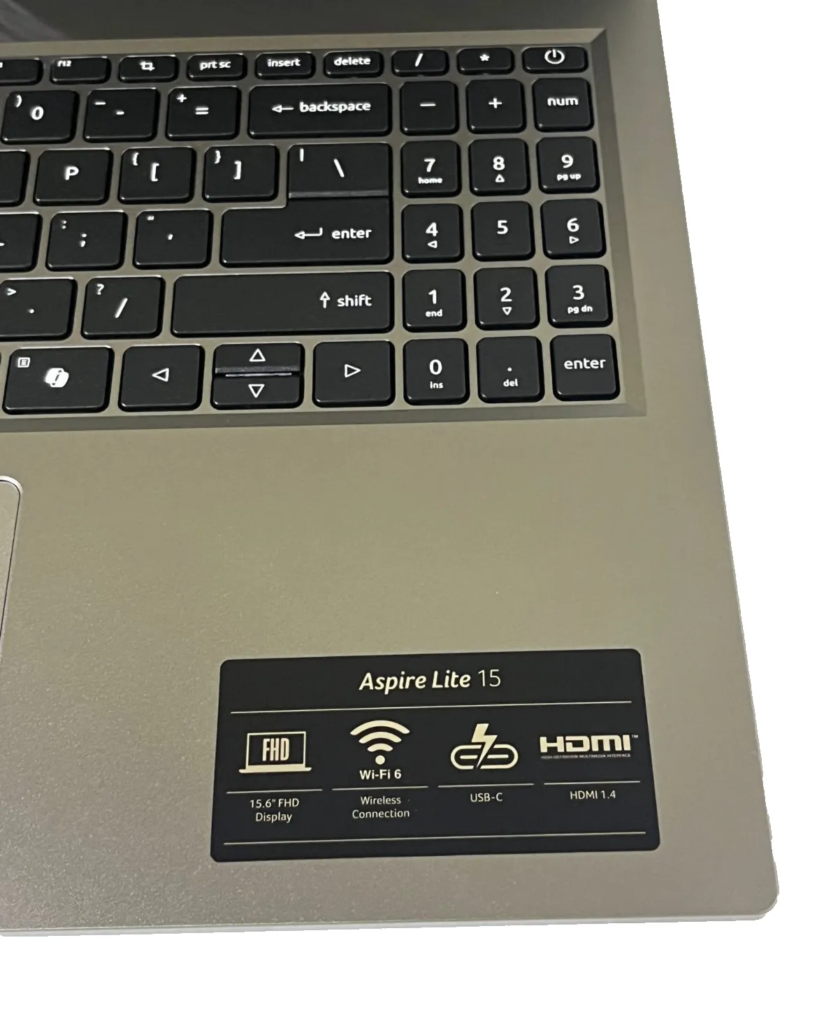 Acer Aspire Lite 15 AL15-33P Intel Core 3 N355 8Gb RAM 512GB SSD 15.6"