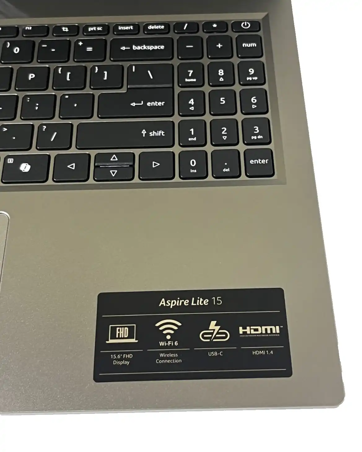 Acer Aspire Lite 15 AL15-33P Intel Core 3 N355 8Gb RAM 512GB SSD 15.6" FHD Win11