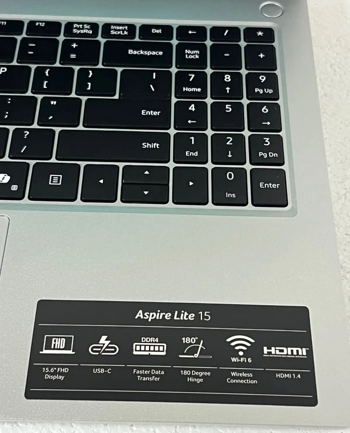 Acer Aspire Lite 15 AL15-41P AMD Ryzen 7 5700U 8Gb RAM 512GB SSD 15.6" FHD