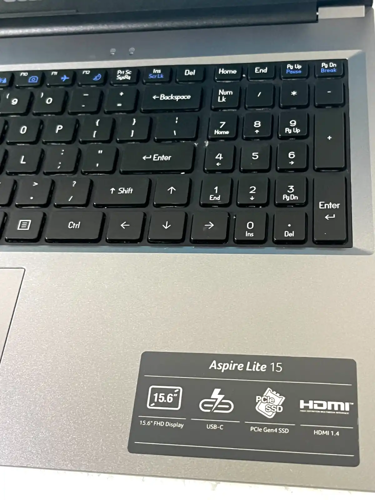 Acer Aspire Lite AL15-51M Intel i5-1135G7 CPU 16Gb RAM 512GB SSD 15.6" FHD