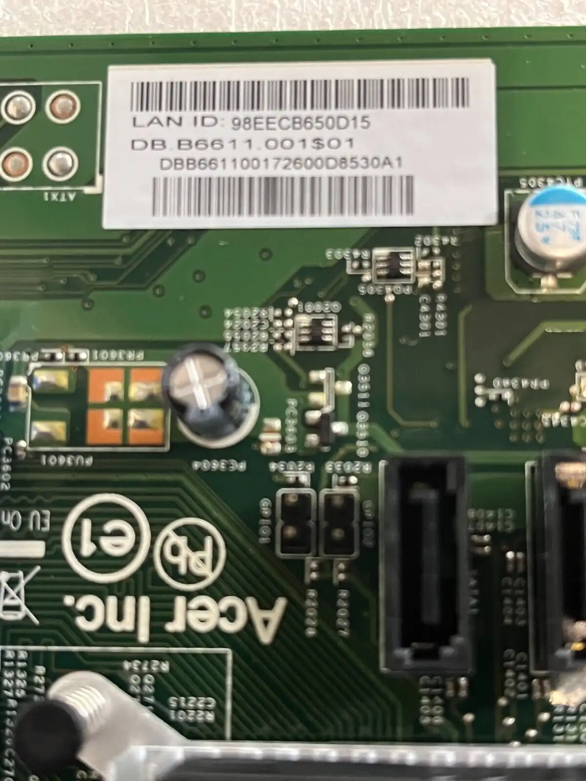 Acer Aspire XC-230 motherboard w/ AMD E1-7010 CPU DAFT3L-Kelia3 DB.B6611.001