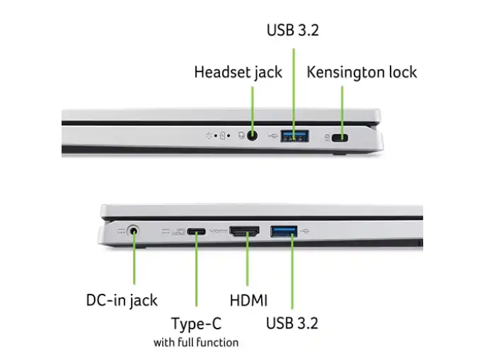 Acer Aspre Go Intel AG14-31P  N100 QuadCore 4Gb RAM 128GB SSD 14" WUXGA