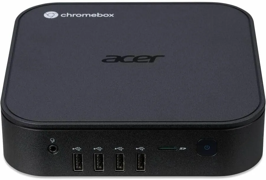 Acer Chromebox Mini CX16 Intel Core 3 100U CPU 8GB RAM 256GB eMMC UHD
