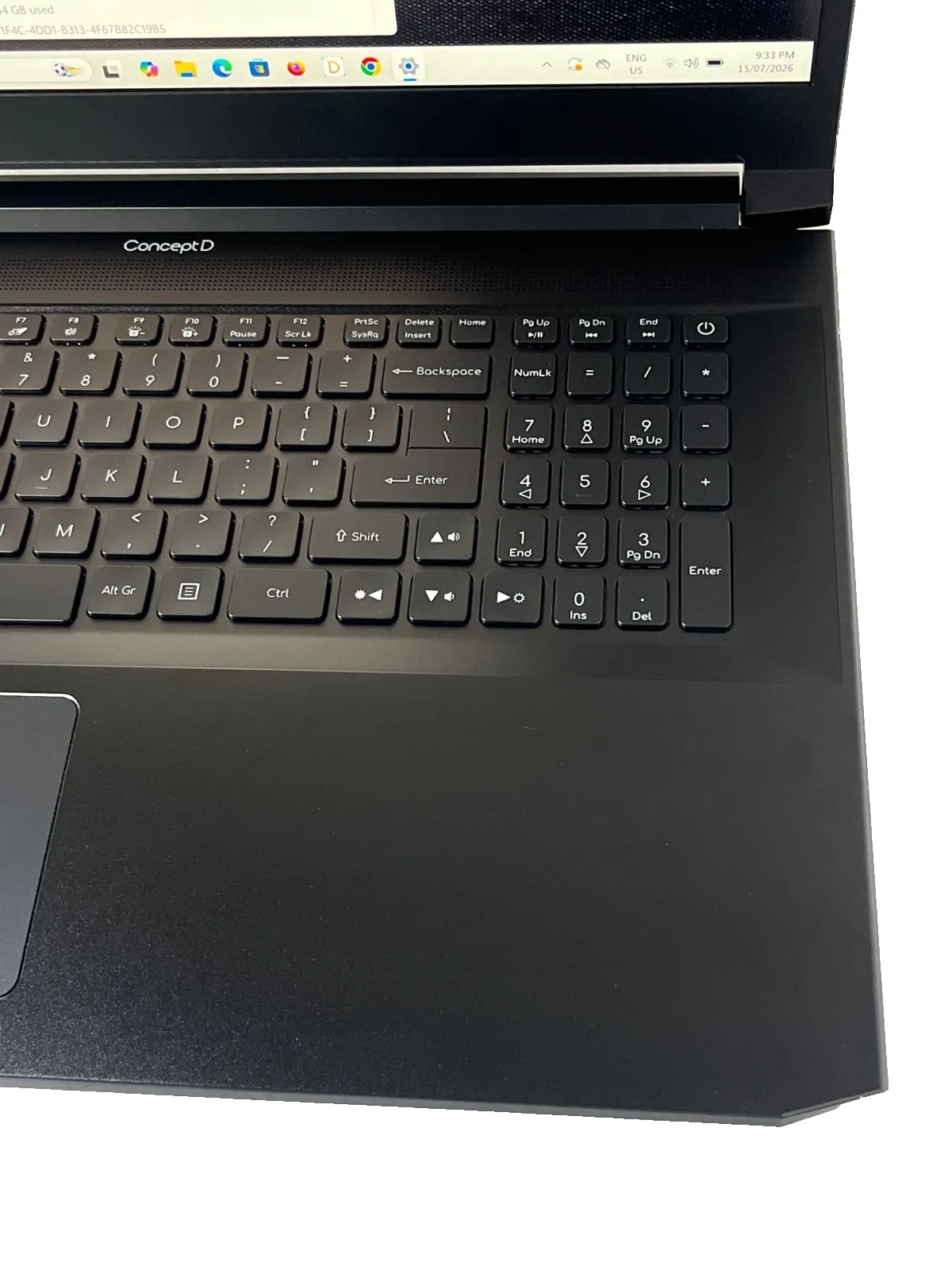 Acer ConceptD CN517-71P Intel Core i7-9750H 32Gb RAM 1TB SSD 6Gb RTX3000 17.3"4K