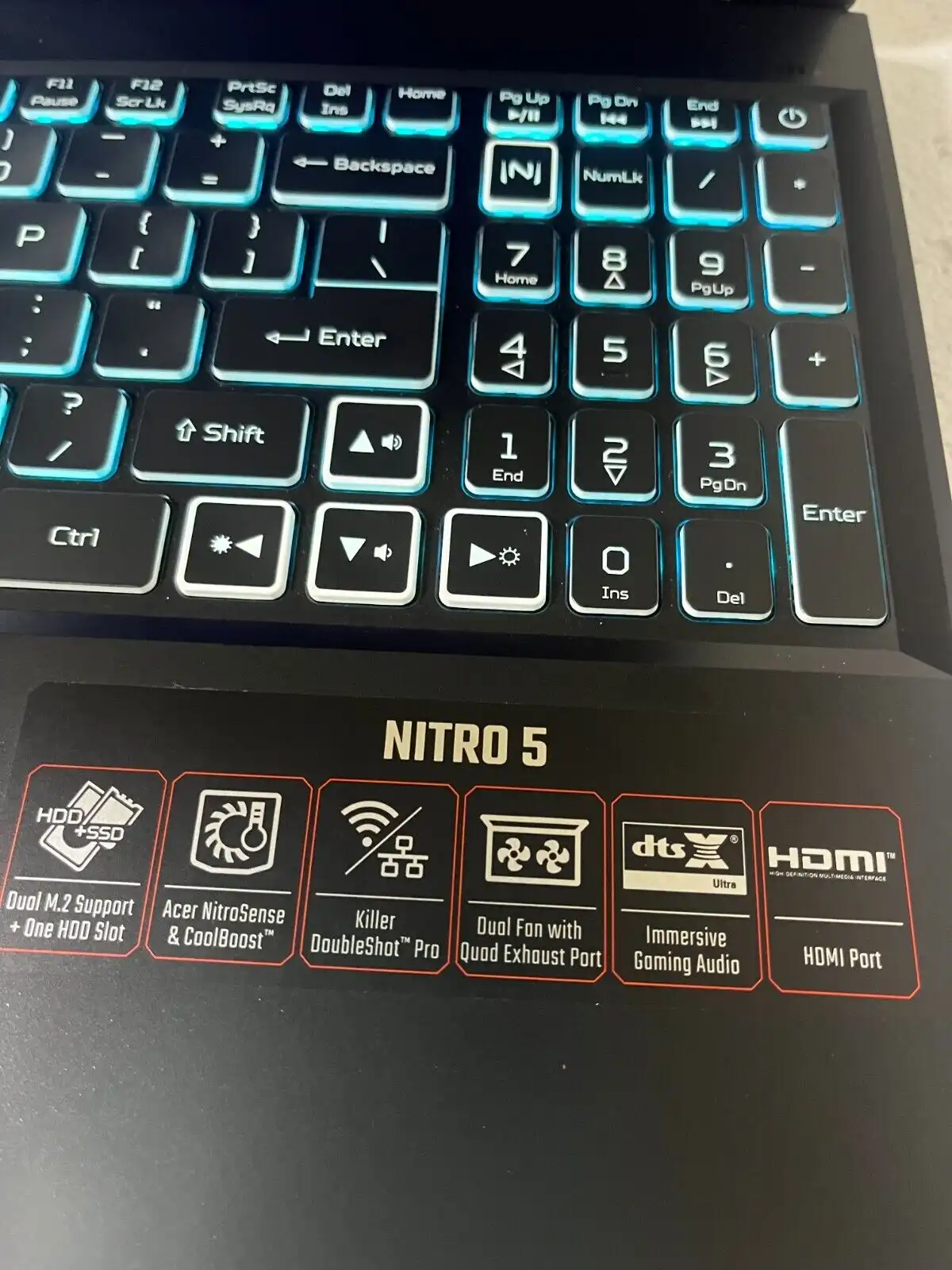 Acer Nitro 5 AN515-57 Intel i9-11900h 16Gb RAM 512GB SSD 8Gb RTX3070 15.6" QHD