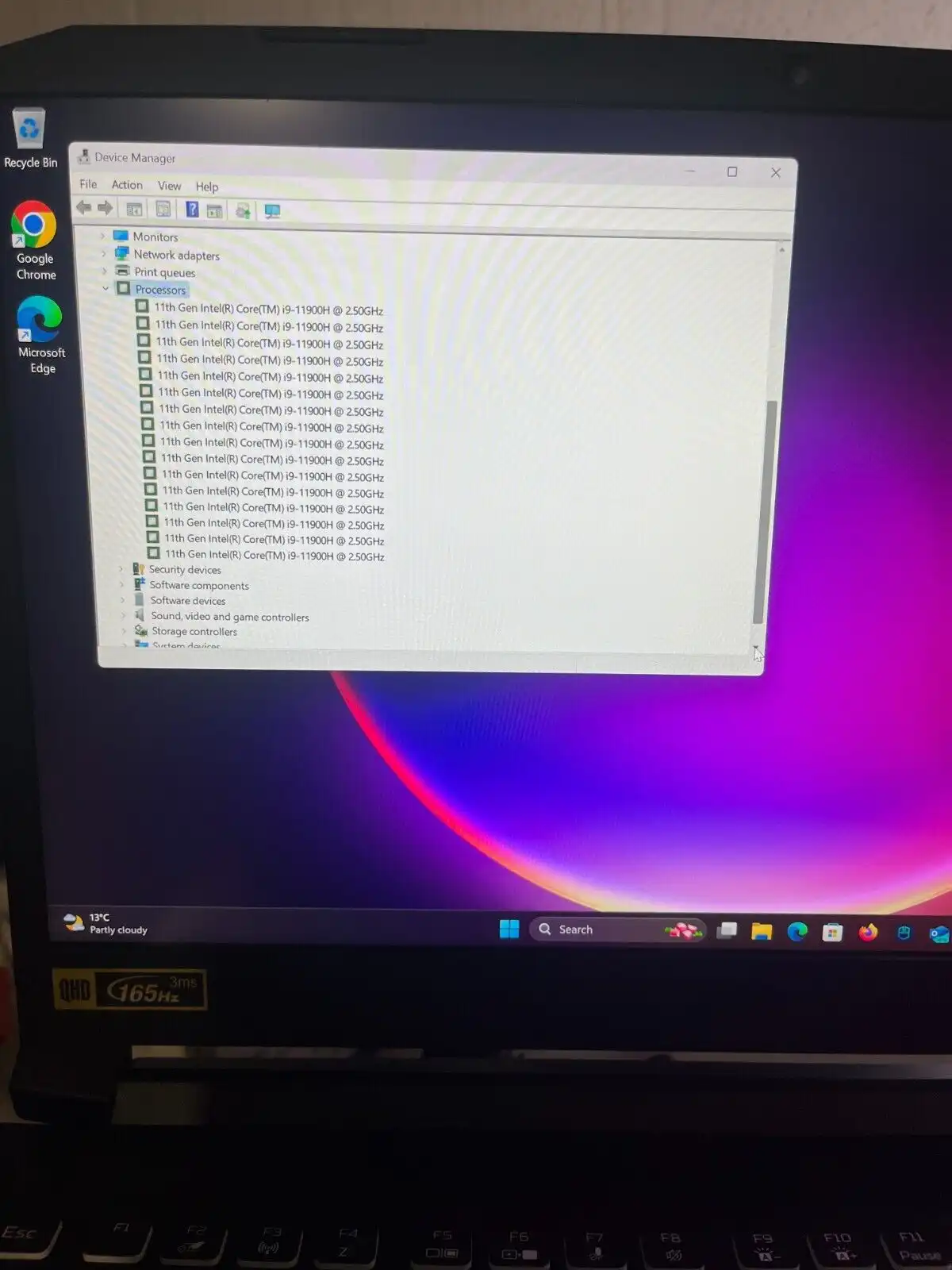 Acer Nitro 5 AN515-57 Intel i9-11900h 16Gb RAM 512GB SSD 8Gb RTX3070 15.6" QHD