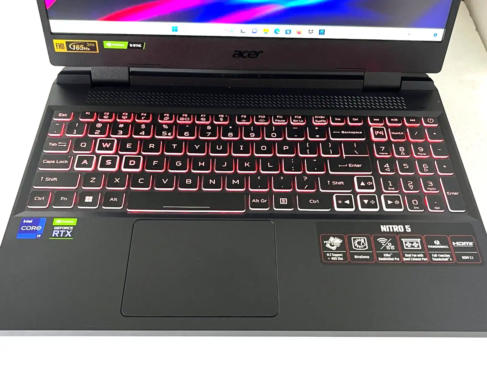 Acer Nitro 5 AN515-58 Intel i9-12900h 16Gb RAM 512GB SSD 6Gb RTX3060 15.6" FHD