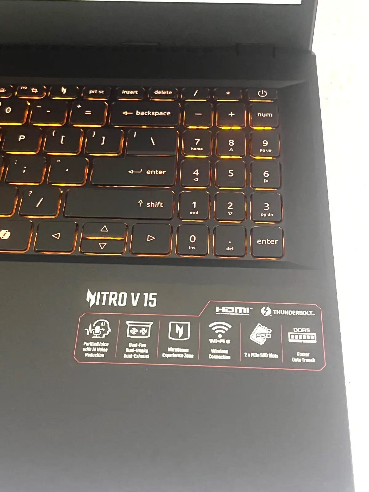 Acer Nitro 5 ANV15-52 Intel i7-240h 16Gb RAM 512GB SSD 6Gb RTX4050 15.6" 165Hz