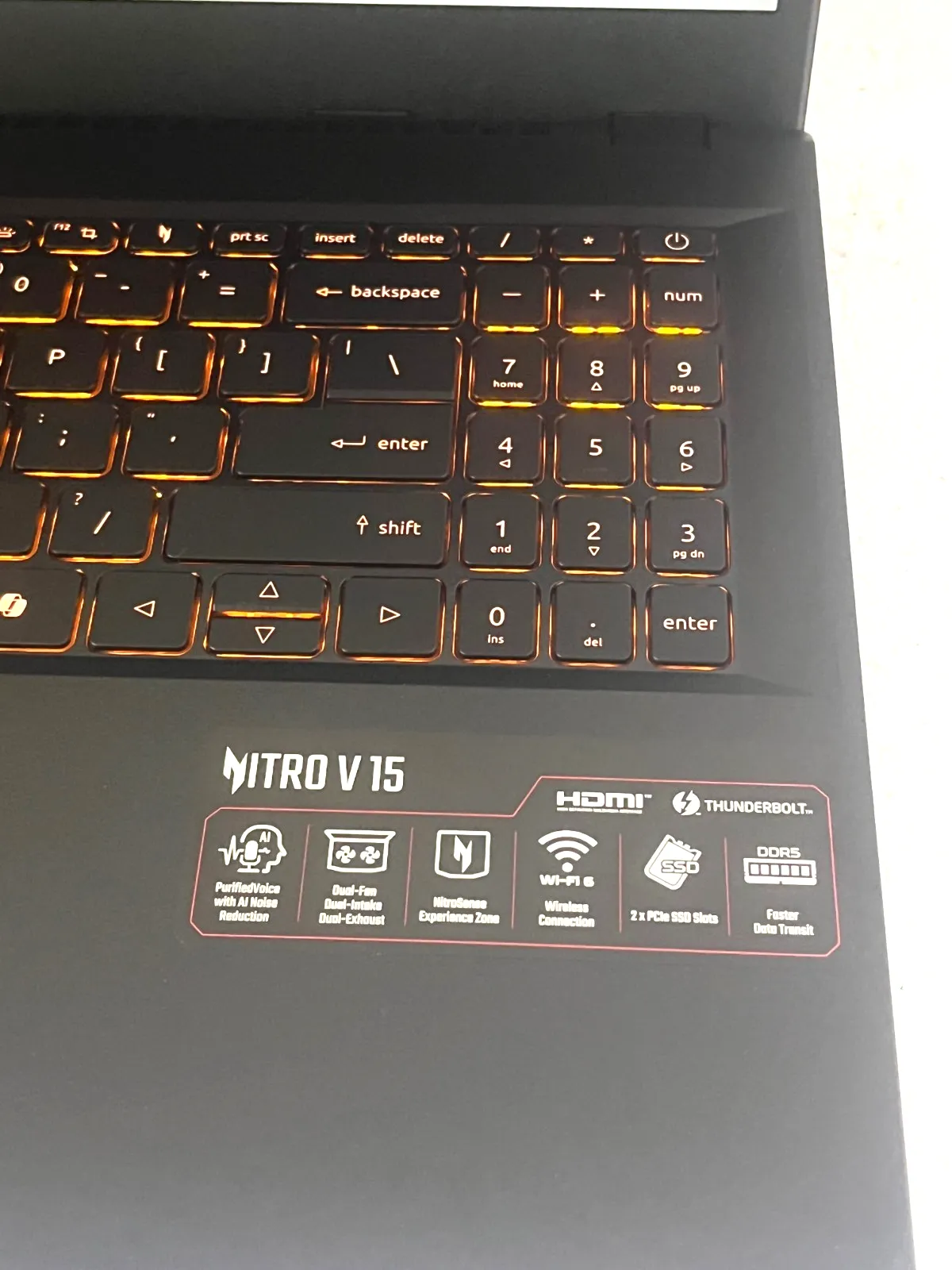 Acer Nitro 5 ANV15-52 Intel i7-240h 32Gb RAM 1TB SSD 6Gb RTX4050 15.6" 165Hz