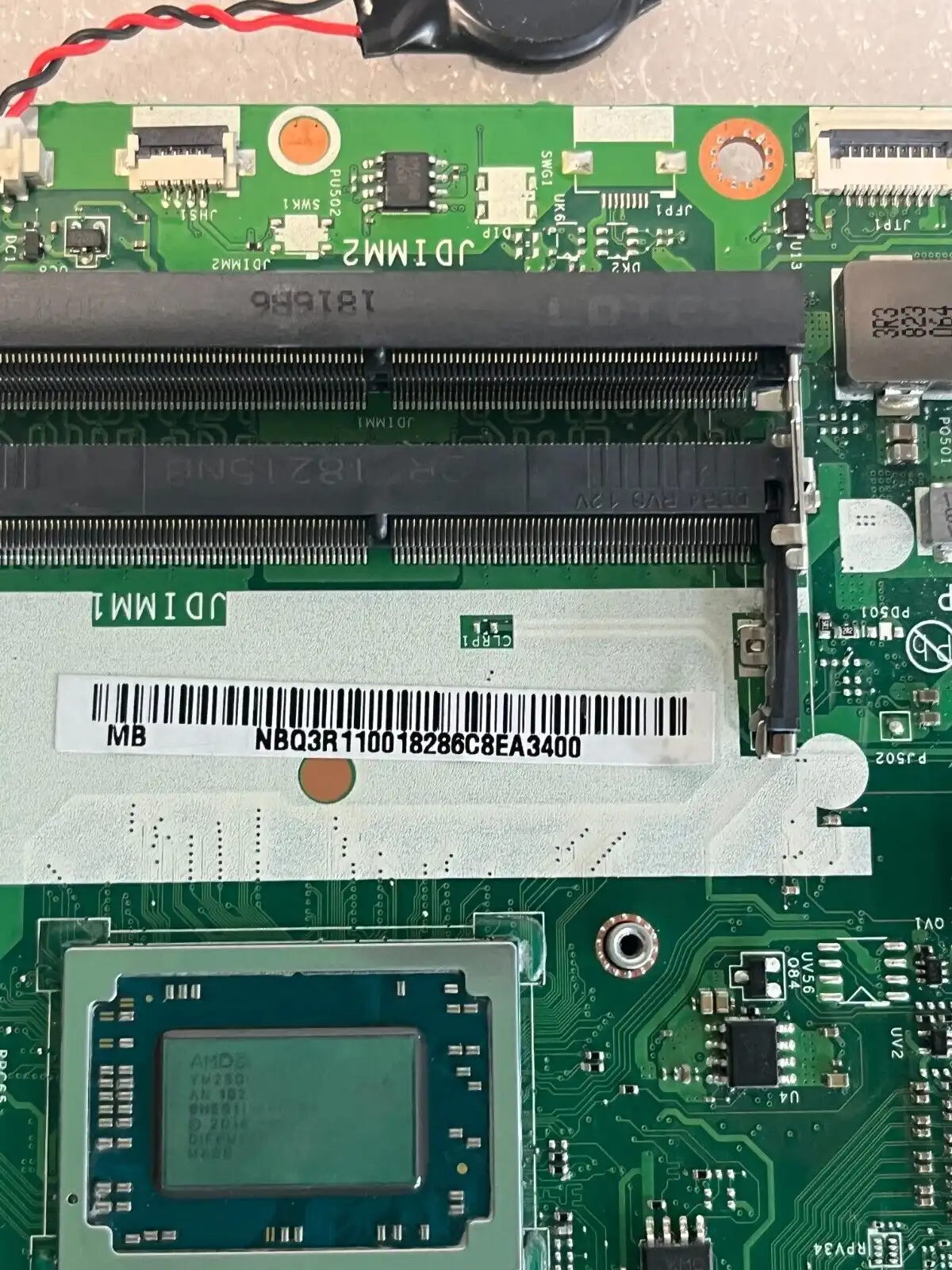Acer Nitro AN515-52 motherboard AMD R5-2500U 4GB GGR-5 R18M-G1-90 NB.Q3R11.001