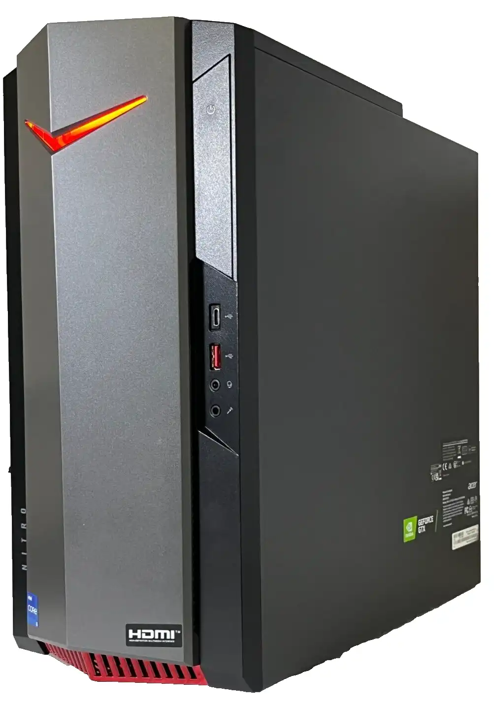 Acer Nitro N50-640 Gaming PC Intel i5-12400 16Gb RAM 512GB SSD 4GB GTX 1650 DVDR