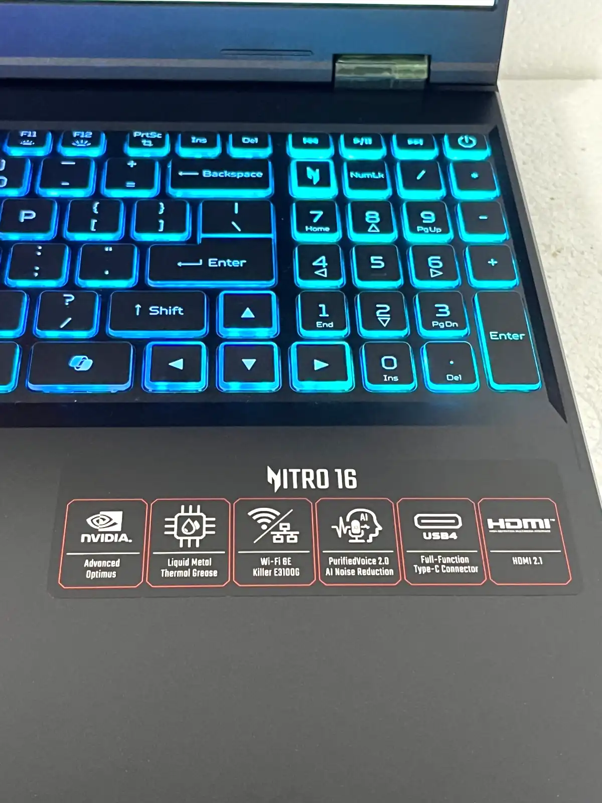 Acer Nitro V AN16-43 AMD Ryzen 9 8945HS 32Gb RAM 1TB SSD 8Gb RTX4060 16" 165Hz