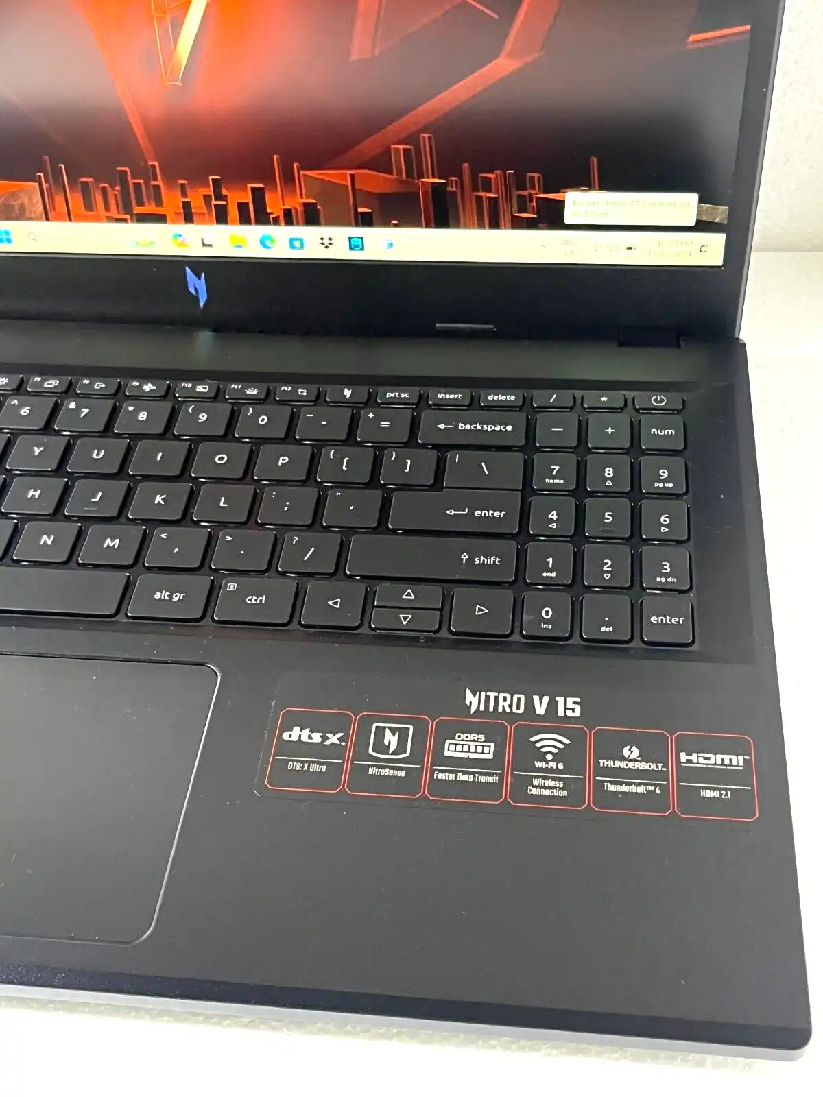 Acer Nitro V15 ANV15-51 Intel i9-13900h 32Gb RAM 1TB SSD 6Gb RTX4050 15.6" FHD