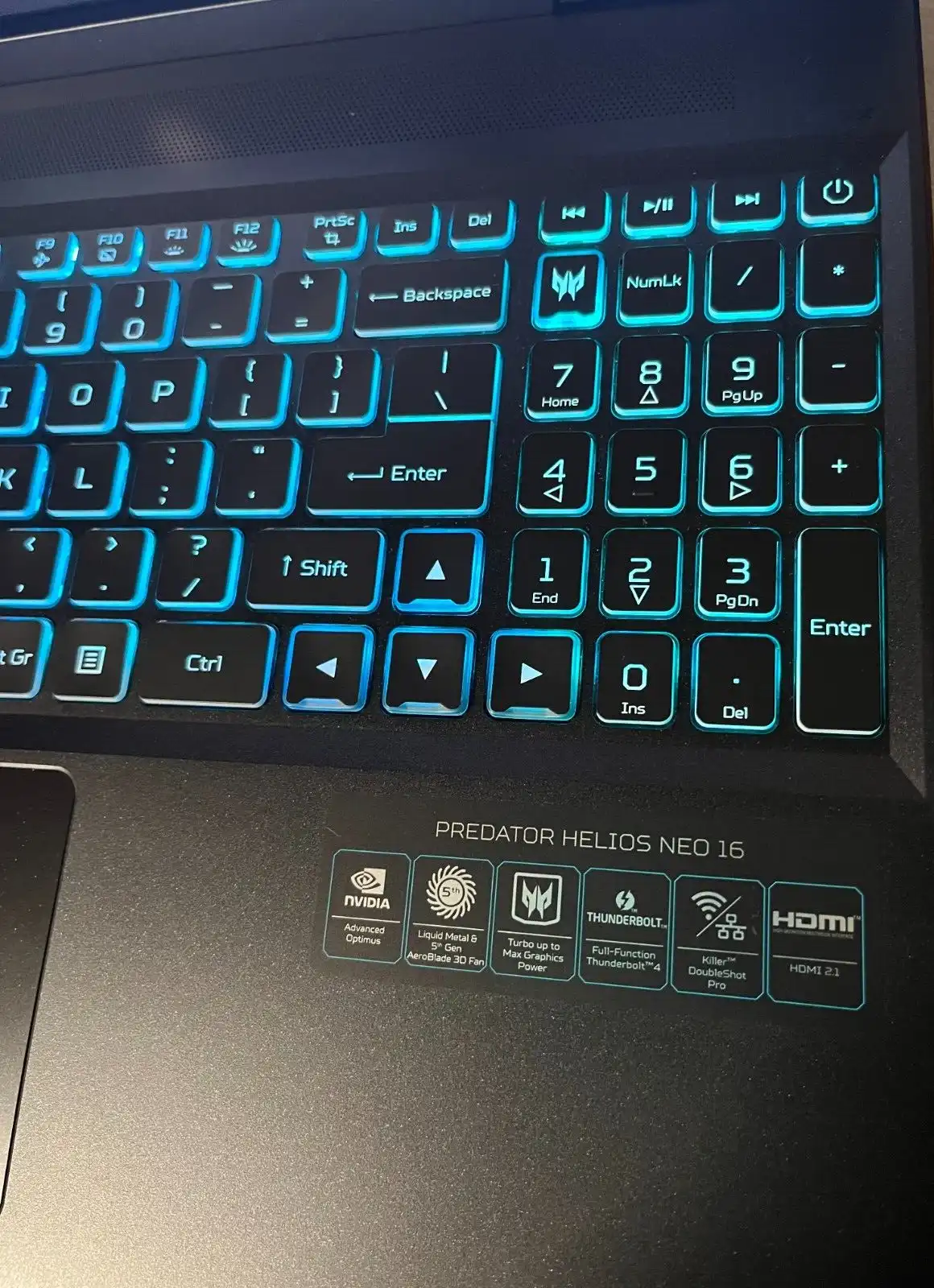 Acer Predator PH16-71 Intel i7-13700HX 32Gb RAM 512GB SSD 8Gb RTX4070 16" WQXGA
