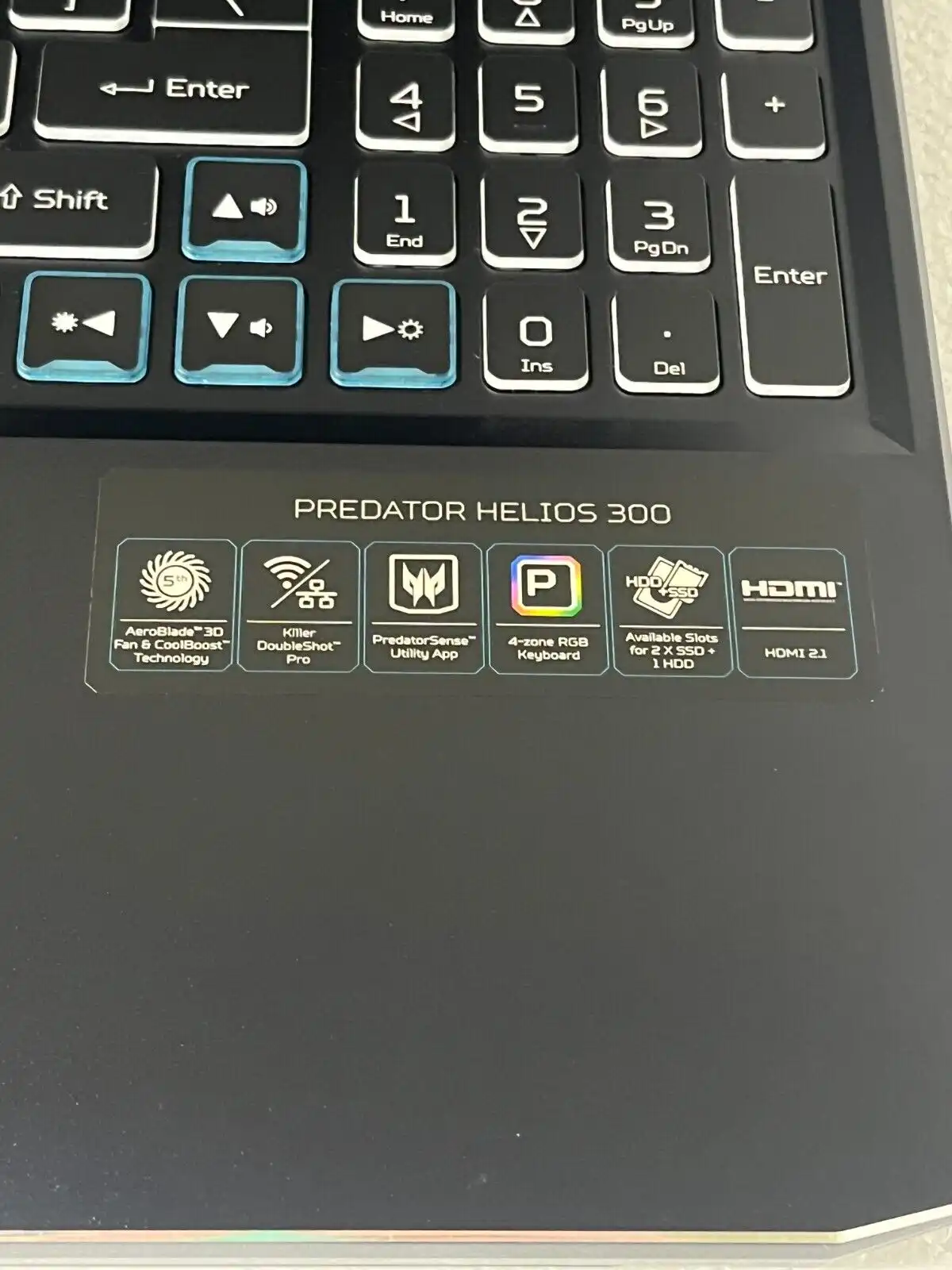 Acer Predator PH315-54 Intel i7-11800h 16Gb RAM 512GB SSD 6Gb RTX3060 15.6&quot; FHD
