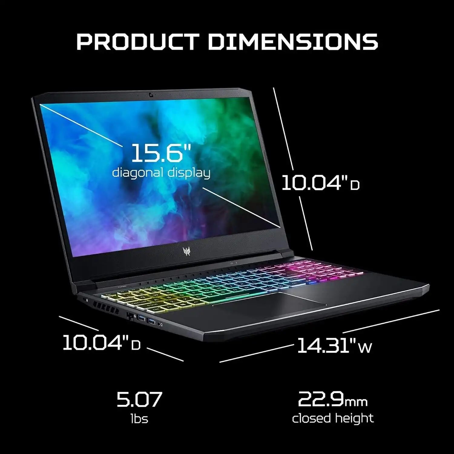 Acer Predator PH315-54 Intel i7-11800h 16Gb RAM 512GB SSD 8Gb RTX3070 15.6&quot; FHD