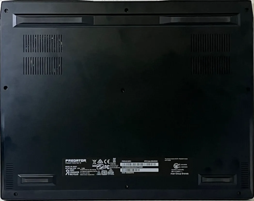 Acer Predator PHN14-51 Intel Core Ultra 9 32Gb RAM 1TB SSD 8Gb RTX4070 165Hz