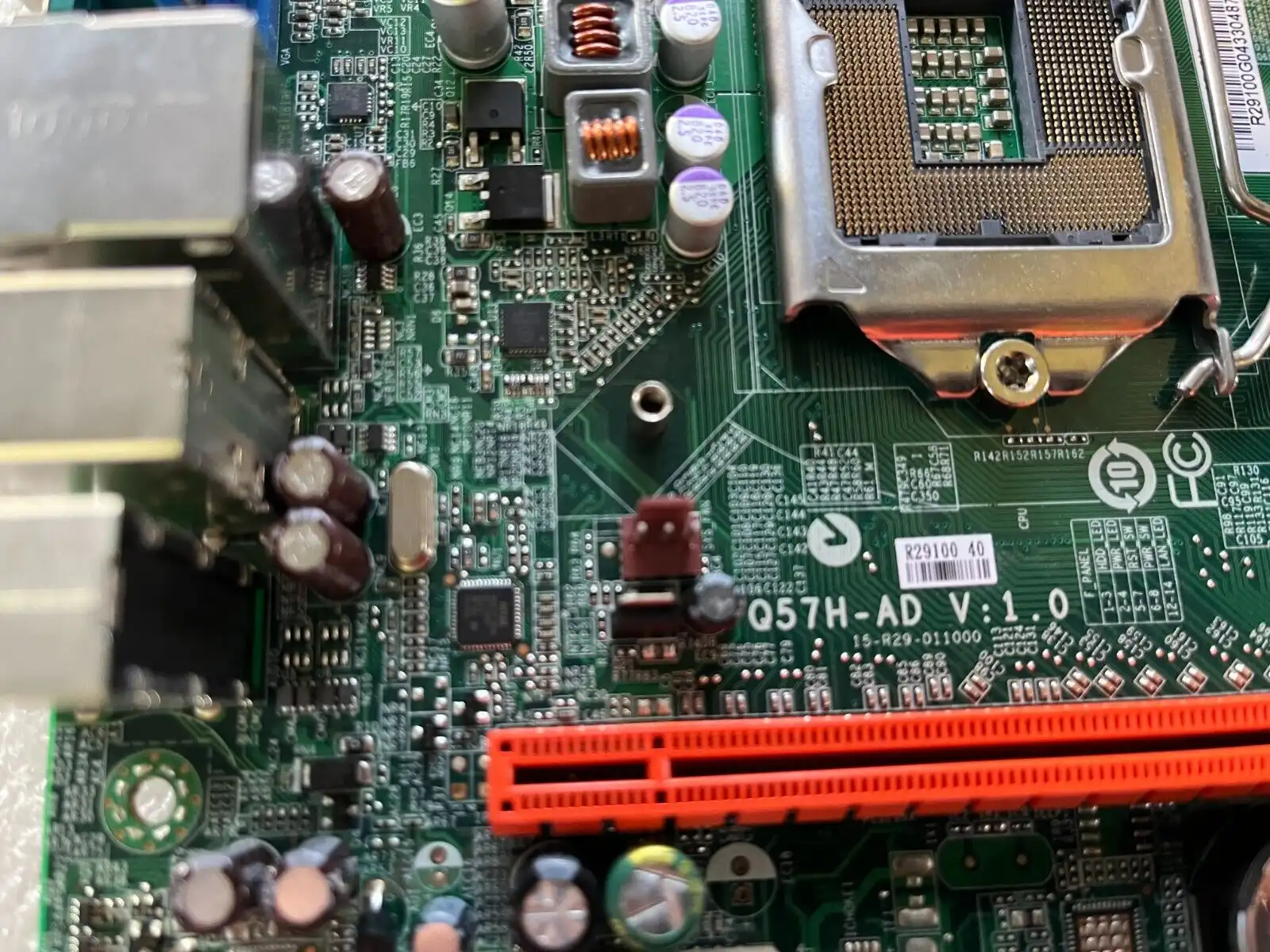 Acer Q57H-AD motherboard LGA1156 DDR3 MB.VAH09.002