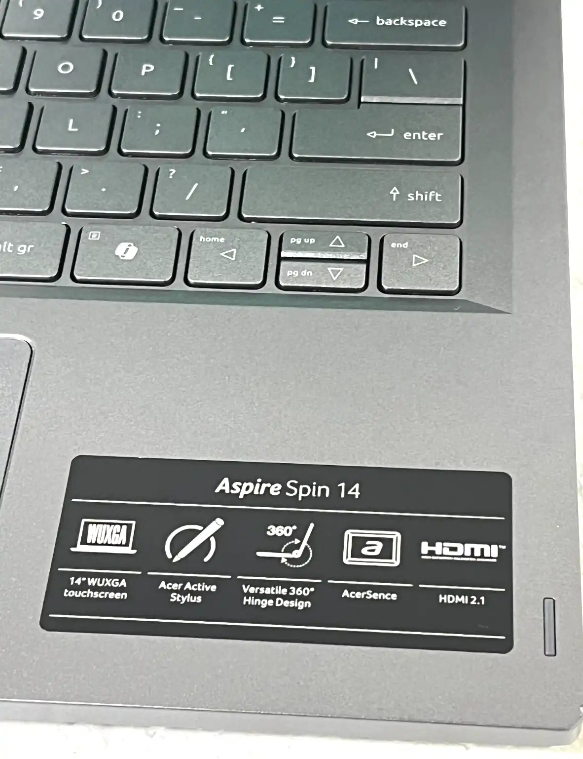 Acer Spin 14 ASP14-51MTN Intel Core 7 CPU 16Gb 512GB SSD 14&quot;  WUXGA Touch Stylus