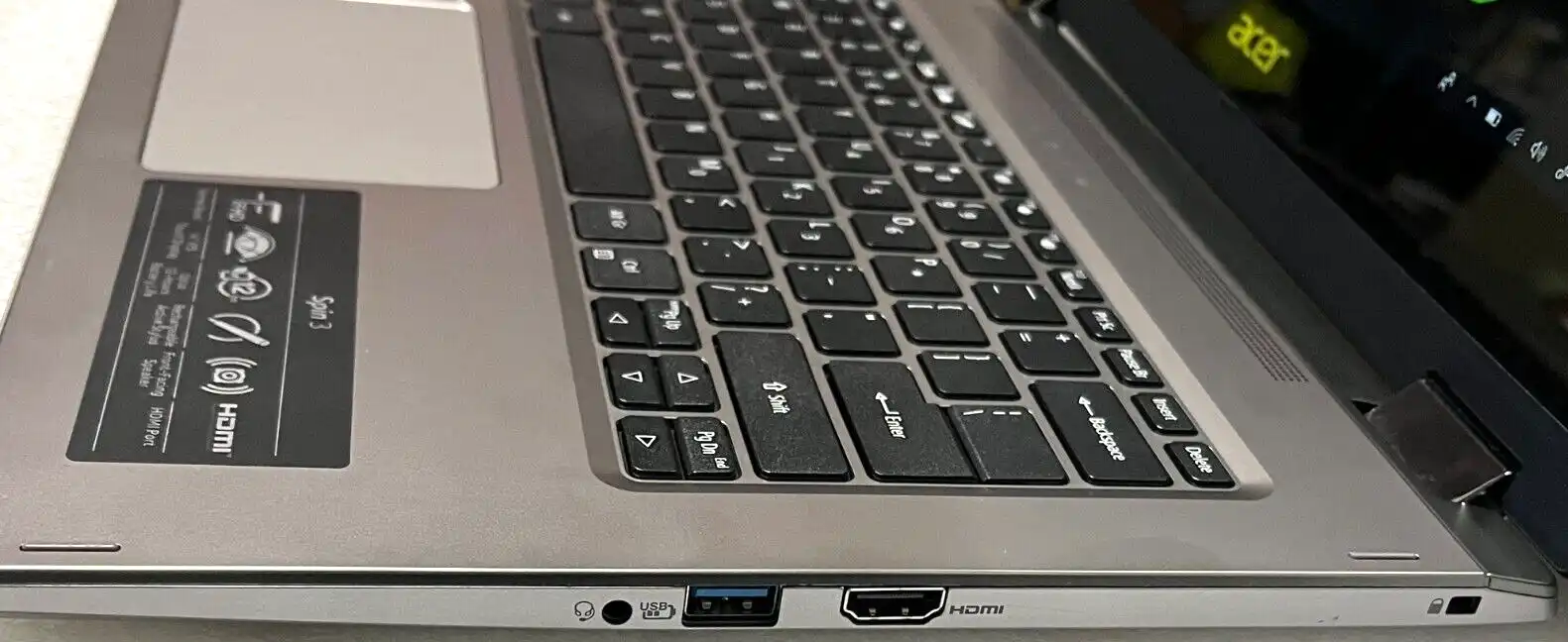 Acer Spin 3 SP314-53GN Intel i5-8265U 16Gb RAM 128GB SSD 1TB HDD MX230 14&quot; Touch
