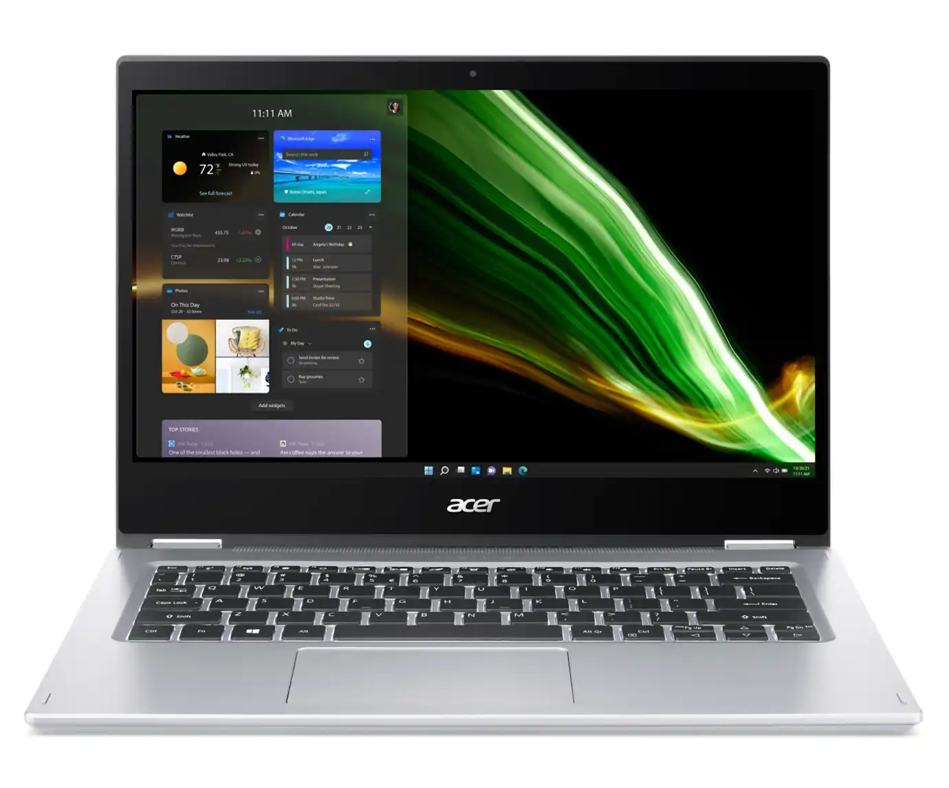 Acer Spin SP114-31 Intel N4500 Dual Core CPU 4Gb RAM 128GB SSD 14&quot; FHD Touch