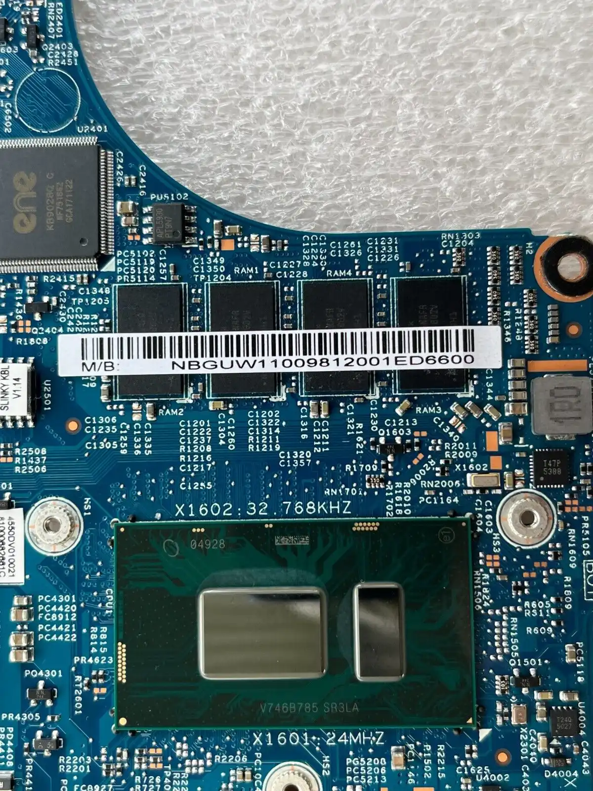 Acer Spin SP314-51 motherboard with i5-8250u CPU 8GB RAM NB.GUW11.009