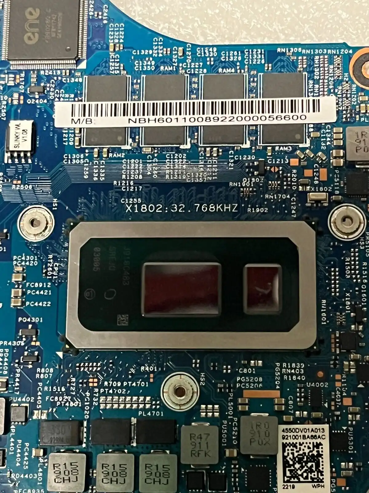 Acer Spin SP314-52 motherboard with i5-8265u CPU 8GB RAM NB.H6011.008