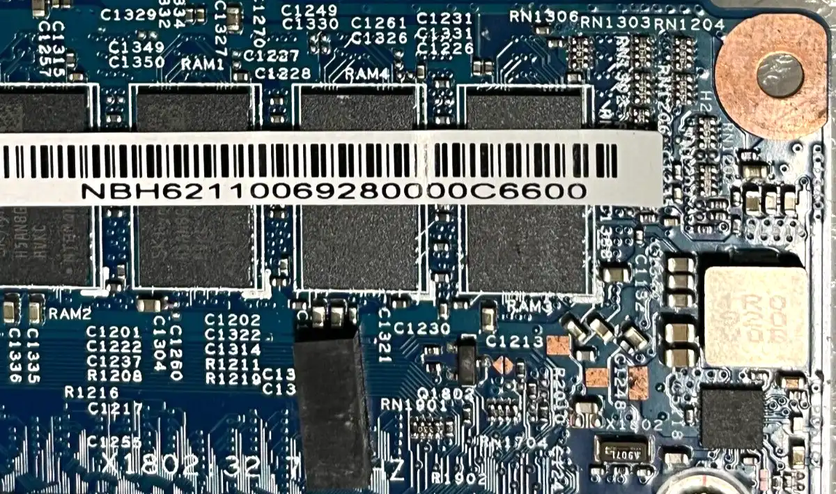 Acer Spin SP513-53N motherboard with i7-8565u CPU 8GB RAM NB.H6211.006