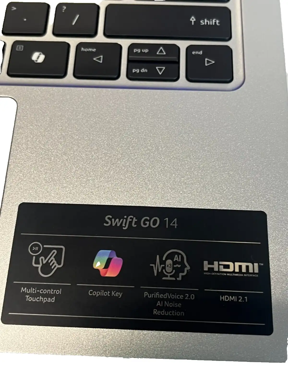 Acer Swift Go 14 AI SFG14-73 Intel Core Ultra 5 16Gb RAM 1TB SSD 14" 2.8K OLED