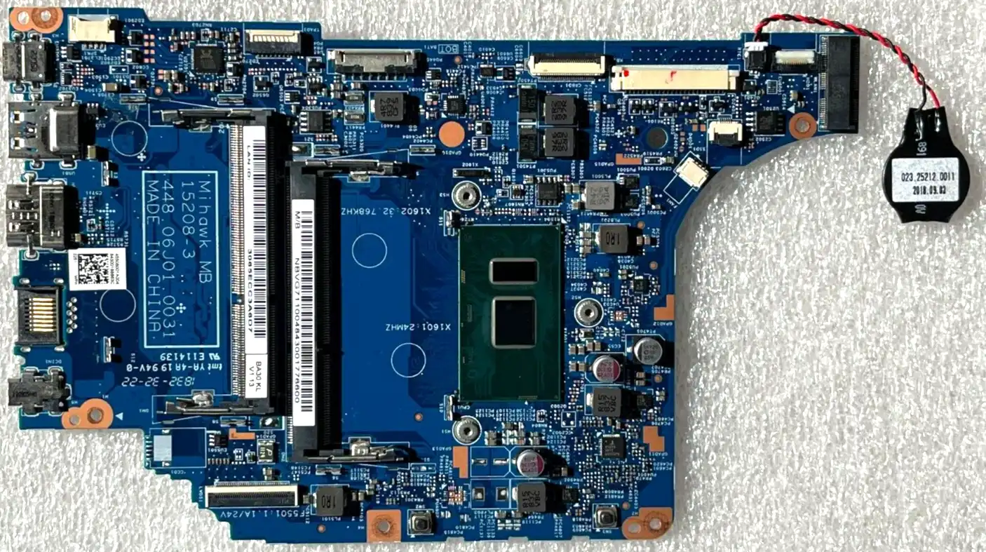 Acer Travelmate P238-G2-M motherboard w/Intel i3-7130 CPU NB.VG711.004