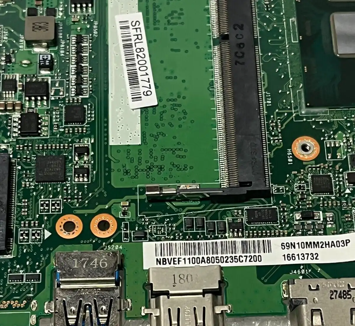 Acer Travelmate P449-G2-M m/board w/Intel i7-7600u CPU 8Gb RAM NB.VEF11.00A