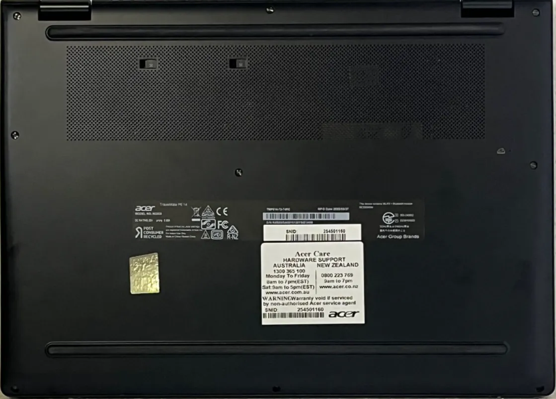 Acer TravelMate P6 TMP614-73T Intel i7 155H 16Gb RAM 512GB 14" IPS Touch WUXGA